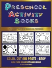 Image for Color, Cut and Glue Books for Preschool (Preschool Activity Books - Easy) : 40 black and white kindergarten activity sheets designed to develop visuo-perceptual skills in preschool children.