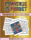 Image for Therapeutic Coloring Book (Nonsense Alphabet) : This book has 36 coloring sheets that can be used to color in, frame, and/or meditate over: This book can be photocopied, printed and downloaded as a PD