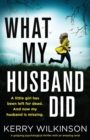 Image for What My Husband Did : A gripping psychological thriller with an amazing twist