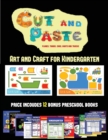 Image for Art and Craft for Kindergarten (Cut and Paste Planes, Trains, Cars, Boats, and Trucks) : 20 full-color kindergarten cut and paste activity sheets designed to develop visuo-perceptive skills in prescho