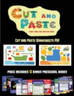 Image for Cut and Paste Worksheets PDF (Cut and Paste Planes, Trains, Cars, Boats, and Trucks) : 20 full-color kindergarten cut and paste activity sheets designed to develop visuo-perceptive skills in preschool