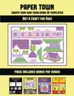 Image for Art n Craft for Kids (Paper Town - Create Your Own Town Using 20 Templates) : 20 full-color kindergarten cut and paste activity sheets designed to create your own paper houses. The price of this book 