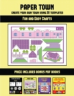 Image for Fun and Easy Crafts (Paper Town - Create Your Own Town Using 20 Templates) : 20 full-color kindergarten cut and paste activity sheets designed to create your own paper houses. The price of this book i