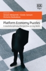 Image for Platform economy puzzles: a multidisciplinary perspective on gig work