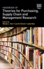 Image for Handbook of theories for purchasing, supply chain and management research.