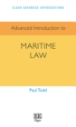 Image for Advanced introduction to maritime law