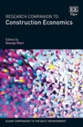 Image for Research companion to construction economics