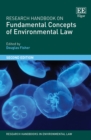 Image for Research Handbook on Fundamental Concepts of Environmental Law
