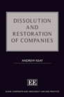 Image for Dissolution and Restoration of Companies