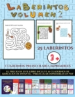 Image for Cuadernos preescolares imprimibles (Laberintos - Volumen 2) : 25 fichas imprimibles con laberintos a todo color para ninos de preescolar/infantil