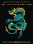 Image for Laminas de colorear para adultos en PDF (Libro de colorear de dragones)