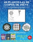 Image for Manualidades faciles (Divertidas actividades artisticas y de manualidades de nivel facil a intermedio para ninos) : 28 plantillas de copos de nieve: divertidas actividades artisticas y de manualidades