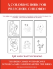 Image for Art and Crafts for Boys (A Coloring book for Preschool Children) : This book has 50 extra-large pictures with thick lines to promote error free coloring to increase confidence, to reduce frustration, 