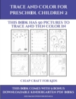 Image for Cheap Craft for Kids (Trace and Color for preschool children 2) : This book has 50 pictures to trace and then color in.