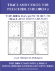 Image for Easy Projects for Kids (Trace and Color for preschool children 2) : This book has 50 pictures to trace and then color in.