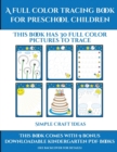 Image for Simple Craft Ideas (A full color tracing book for preschool children 1) : This book has 30 full color pictures for kindergarten children to trace