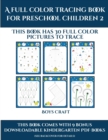 Image for Boys Craft (A full color tracing book for preschool children 2) : This book has 30 full color pictures for kindergarten children to trace