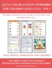 Image for Educational Worksheets for Children (A full color activity workbook for children aged 4 to 5 - Vol 1)