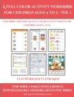 Image for Fun Worksheets for Kids (A full color activity workbook for children aged 4 to 5 - Vol 1)
