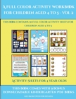 Image for Activity Sheets for 4 Year Olds (A full color activity workbook for children aged 4 to 5 - Vol 2)