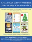 Image for Preschooler Education Worksheets (A full color activity workbook for children aged 4 to 5 - Vol 3)