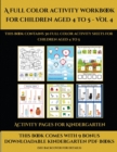 Image for Activity Pages for Kindergarten (A full color activity workbook for children aged 4 to 5 - Vol 4) : This book contains 30 full color activity sheets for children aged 4 to 5