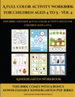 Image for Kindergarten Workbook (A full color activity workbook for children aged 4 to 5 - Vol 4) : This book contains 30 full color activity sheets for children aged 4 to 5