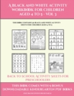 Image for Back to School Activity Sheets for Preschoolers (A black and white activity workbook for children aged 4 to 5 - Vol 3)