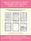 Image for Worksheets for Kids (A black and white activity workbook for children aged 4 to 5 - Vol 3)