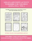 Image for Work Pages for Kindergarten (A black and white activity workbook for children aged 4 to 5 - Vol 3