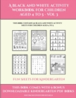 Image for Fun Sheets for Kindergarten (A black and white activity workbook for children aged 4 to 5 - Vol 3)