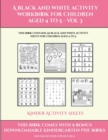 Image for Kinder Activity Sheets (A black and white activity workbook for children aged 4 to 5 - Vol 3)
