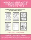Image for Preschool Homework (A black and white activity workbook for children aged 4 to 5 - Vol 3)
