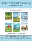 Image for Kindergarten Worksheets (Direction concepts - left and right)