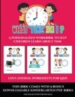 Image for Educational Worksheets for Kids (What time do I?) : A personalised workbook to help children learn about time