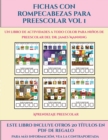 Image for Aprendizaje preescolar (Fichas con rompecabezas para preescolar Vol 1) : Este libro contiene 30 fichas con actividades a todo color para ninos de 4 a 5 anos