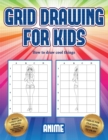 Image for How to draw cool things (Grid drawing for kids - Anime) : This book teaches kids how to draw using grids