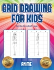 Image for How to draw step by step (Grid drawing for kids - Anime)