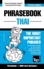 Image for Phrasebook - Thai- The most important phrases : Phrasebook and 3000-word dictionary