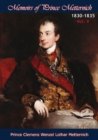 Image for Memoirs of Prince Metternich 1830-1835 Vol. V