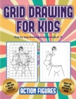 Image for Step by step drawing book for kids 6- 8 (Grid drawing for kids - Action Figures)