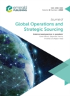Image for Evidence Based Practices in Operations&#39;: Journal of Global Operations and Strategic Sourcing