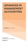 Image for Advances in management accounting