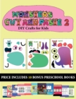 Image for DIY Crafts for Kids (20 full-color kindergarten cut and paste activity sheets - Monsters 2)