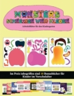 Image for Arbeitsblatter fur den Kindergarten : (20 vollfarbige Kindergarten-Arbeitsblatter zum Ausschneiden und Einfugen - Monster)