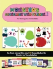 Image for Vor-Kindergarten-Arbeitsblatter : 20 vollfarbige Kindergarten-Arbeitsblatter zum Ausschneiden und Einfugen - Monster 2