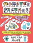 Image for Toddler Cutting Practice (Cut and paste Monster Factory - Volume 2) : This book comes with a collection of downloadable PDF books that will help your child make an excellent start to his/her education