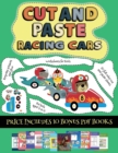Image for Worksheets for Kids (Cut and paste - Racing Cars)