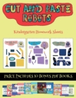 Image for Kindergarten Homework Sheets (Cut and paste - Robots)