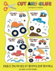 Image for Kindergarten Worksheets (Cut and Glue - Monster Trucks)